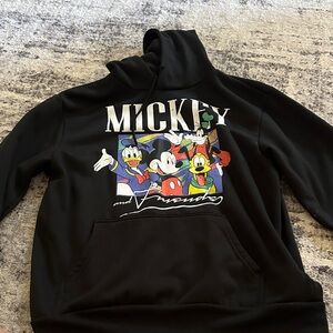 Disney Black Mickey & Friends Graphic Hoodie Sweater